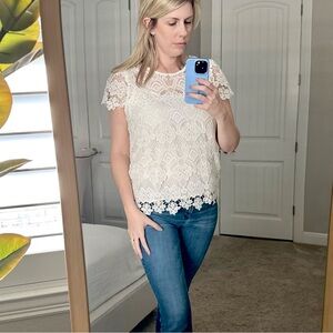 Vince Camuto Lace Blouse
